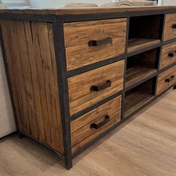 Urban Home Wood Entertainment Center