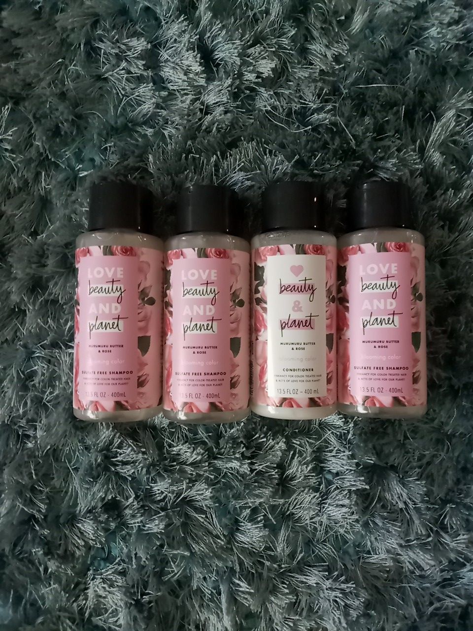 Love beauty and planet shampoo& conditioner 4×$12