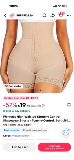 Women's High-Waisted Shapewear Shorts