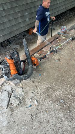 Echo backpack blower and stihl weed eater