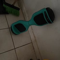 Blue Hoverboard But You Need To Buy The Charger At Walmart