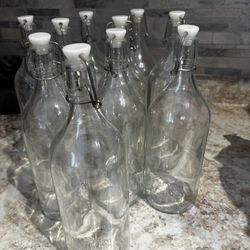 Glass Water Bottle 