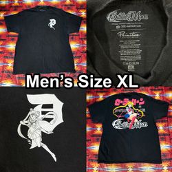 Primitive x Sailor Moon Black T-Shirt Men’s Size XL Anime Skater Tee