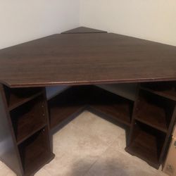 Wood Corner Desk