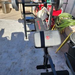 Exercise Bench And Weights 