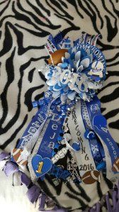 Garters and mums wreaths