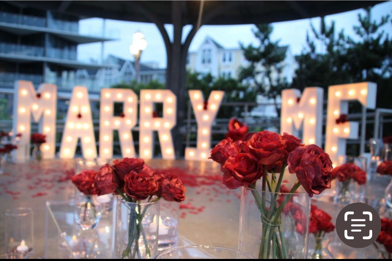 ✨ 4-Foot Wooden “Marry Me” Sign – Perfect for a Stunning Proposal! ✨
