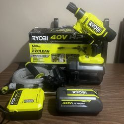 Ryobi 40v HP Brushless 600 Psi Power Cleaner Kit