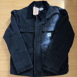 Stussy Washed Canvas Shop Jacket Size L- New