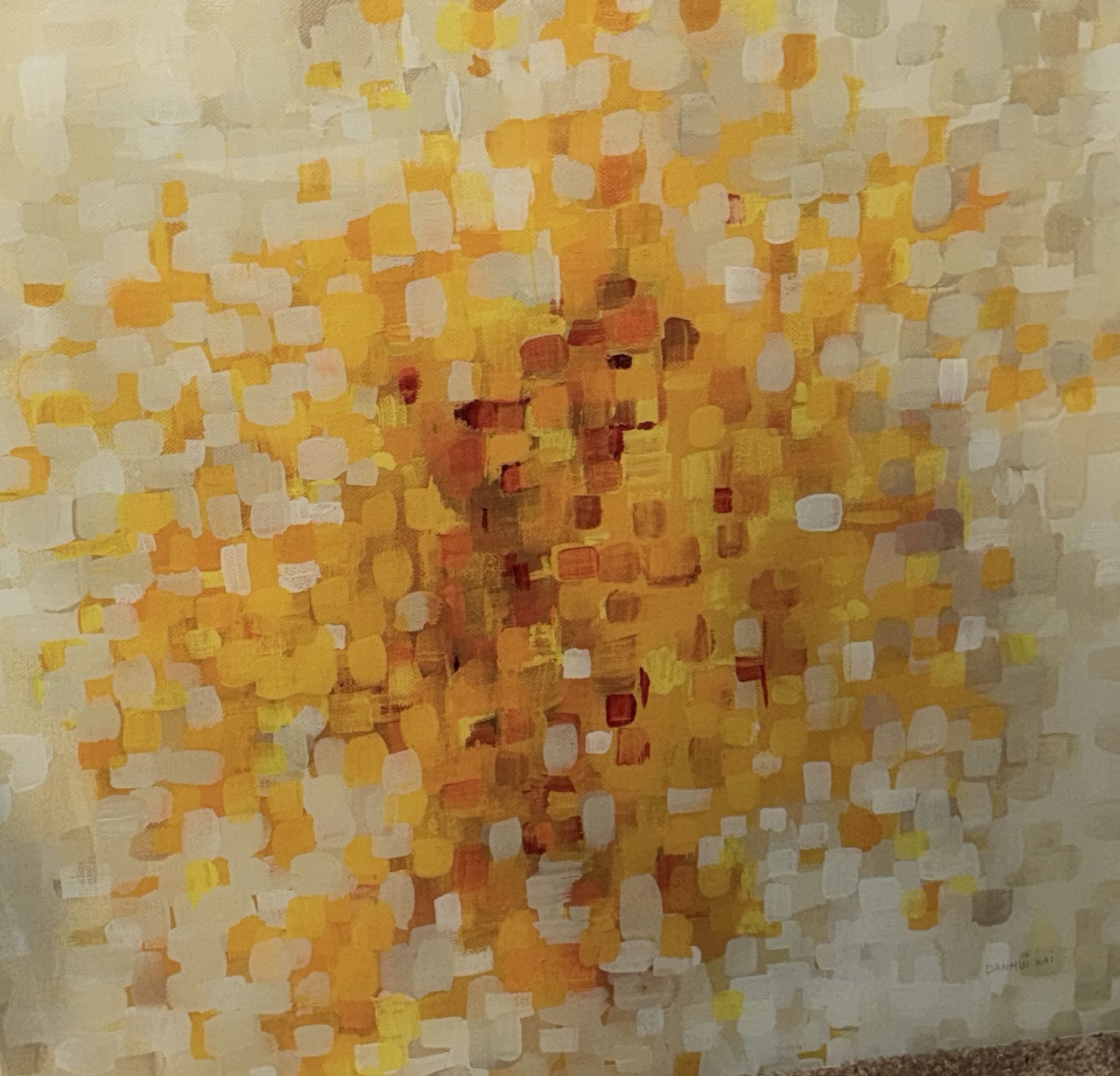 LARGE GLASS ABSTRACT ART CANVAS