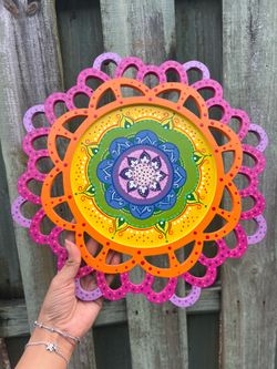 Mandala hand made art piece (wall art)