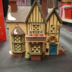 Heritage Village Dickens Village Jd Nichols Toy Shop