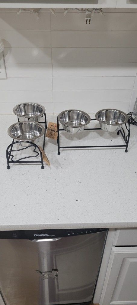 Petrageous Stainless Steel Pet Dining Set ($10 Sep)