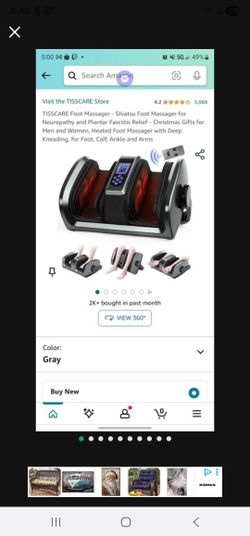 Foot Massager With Control Remote 