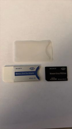 Sony memory duo adapter / 512 mb stick