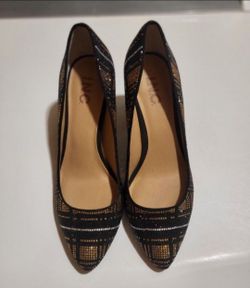 INC International Zitah Embellished 3 Inch Heels- Size 8M