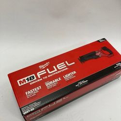 BRAND NEW MILWAUKEE 2821-20 M18 GEN 2 FUEL SAWZALL CORDLESS RECIPROCATING SAW,NEW