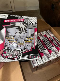White Flare Binder Collection Boxes FT/FS - 9 Available