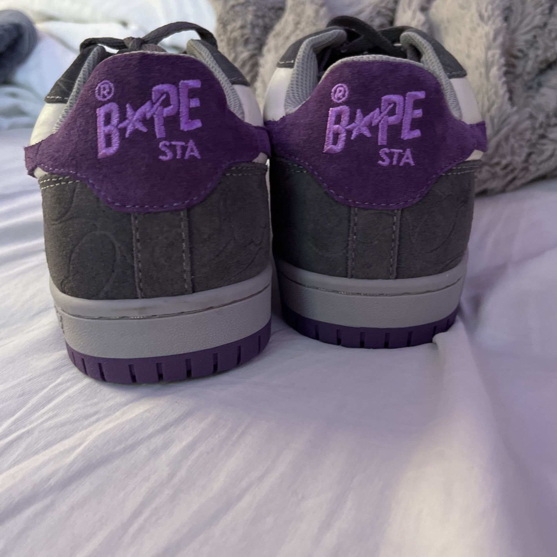 A Bathing Ape Bape Sta Mist Grey Royal Purple for Sale in 
