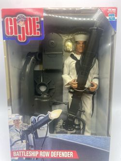 Vintage GI Joe Battleship row Defender 12” Action Figure In Box 