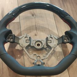 FRS / BRZ 2017+ Black Racing Steering Wheel