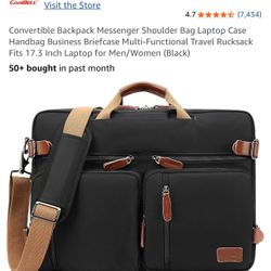 Coolbell 17.3 In Convertible Backpack 