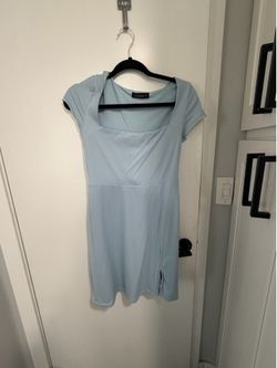 Blue dress