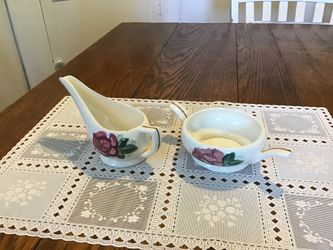 Vintage Redwing cream and sugar