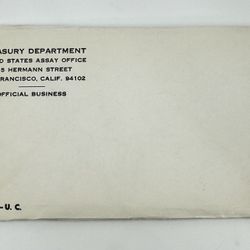 1964-U.C Treasury Department Bureau Of The Mint 90% Silver Coin Set (Sealed)