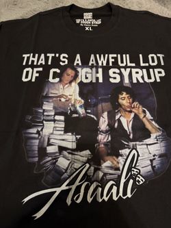 Awful Lot of Cough Syrup x Asaali Shirt NEW