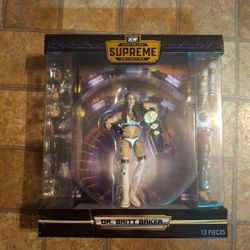 AEW Dr Britt Baker Wrestling Action Figure UNRIVALED SUPREME COLLECTION JAZWARES