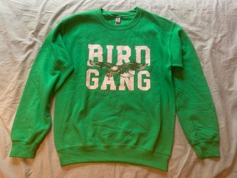 Philadelphia Eagles NFL “Bird Gang” Green Sweater; Men’s S