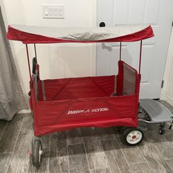 Radio Flyer Wagon With Canopy & Cooler Tray