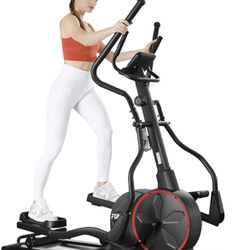 FUNMILY Elliptical Machine, Cross Trainer for Home Use with Hyper-Quiet Magnetic Front Drive System, Home Exercise Equipment, 22 Levels of Resistance,