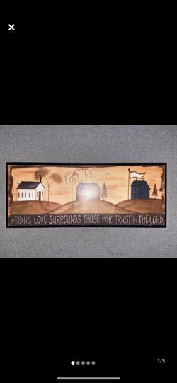 Wooden Inspirational Sign