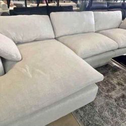 ❤❤ White Or Gray Modular 3 Piece Affordable And New Sectional Set 