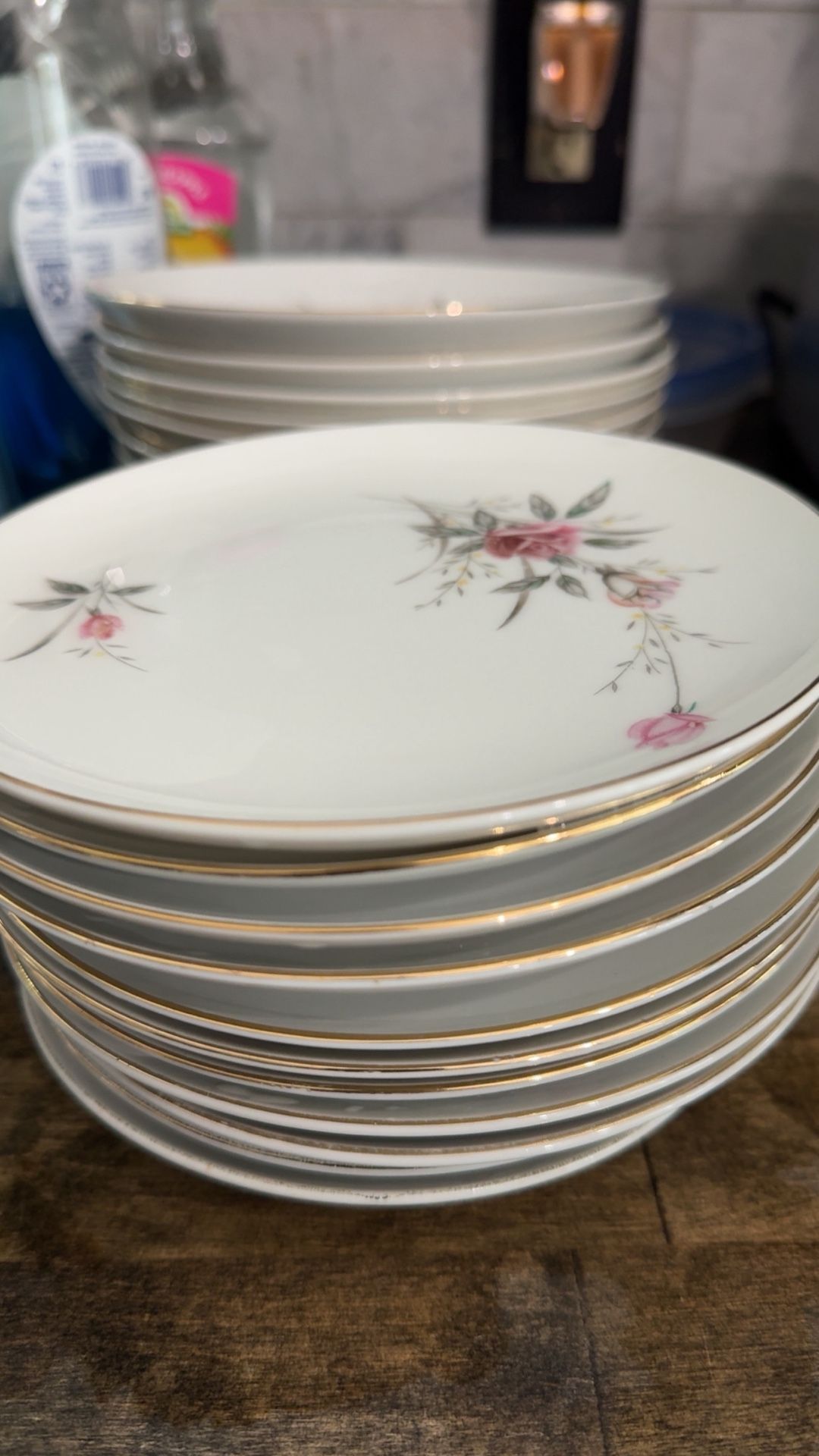Golden Rose Vintage Porcelain Fine China Of Japan 
