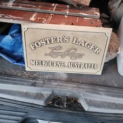 Fosters Lager Sign