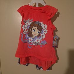 Disney Girls Sets ,tallas 2t,  3t, 4t  , nuevo