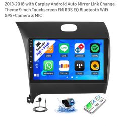 Stereo for Kia K3 2013-2016 with carplay