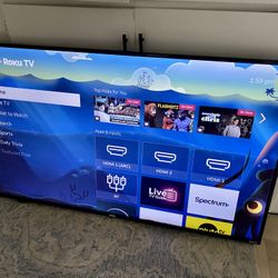 55” ONN 4K Roku Smart TV – Wall Mount Included