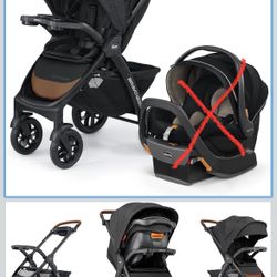 Chicco Bravo Primo Trio Travel System, Bravo Primo Quick-Fold Stroller