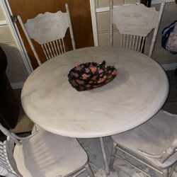 Round Wooden Table