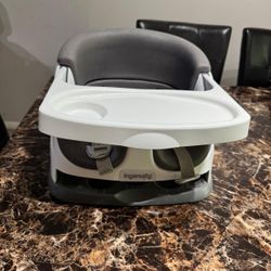 Ingenuity Baby Base 2-in-1 Booster Feeding and Floor Seat with Self-Storing Tray - $25