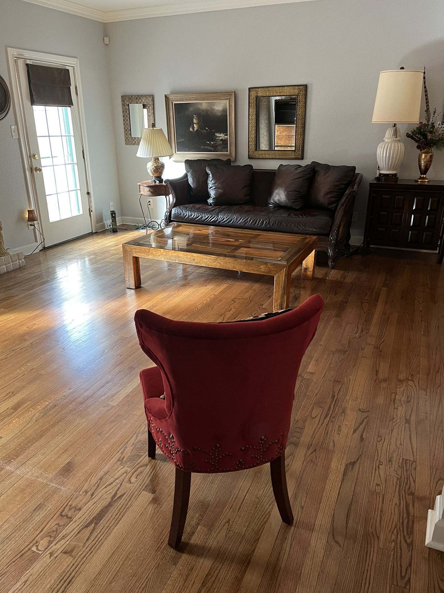 Brown Leather Sofa From Star Furniture 