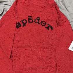 Red Rhinestone Hoodie 