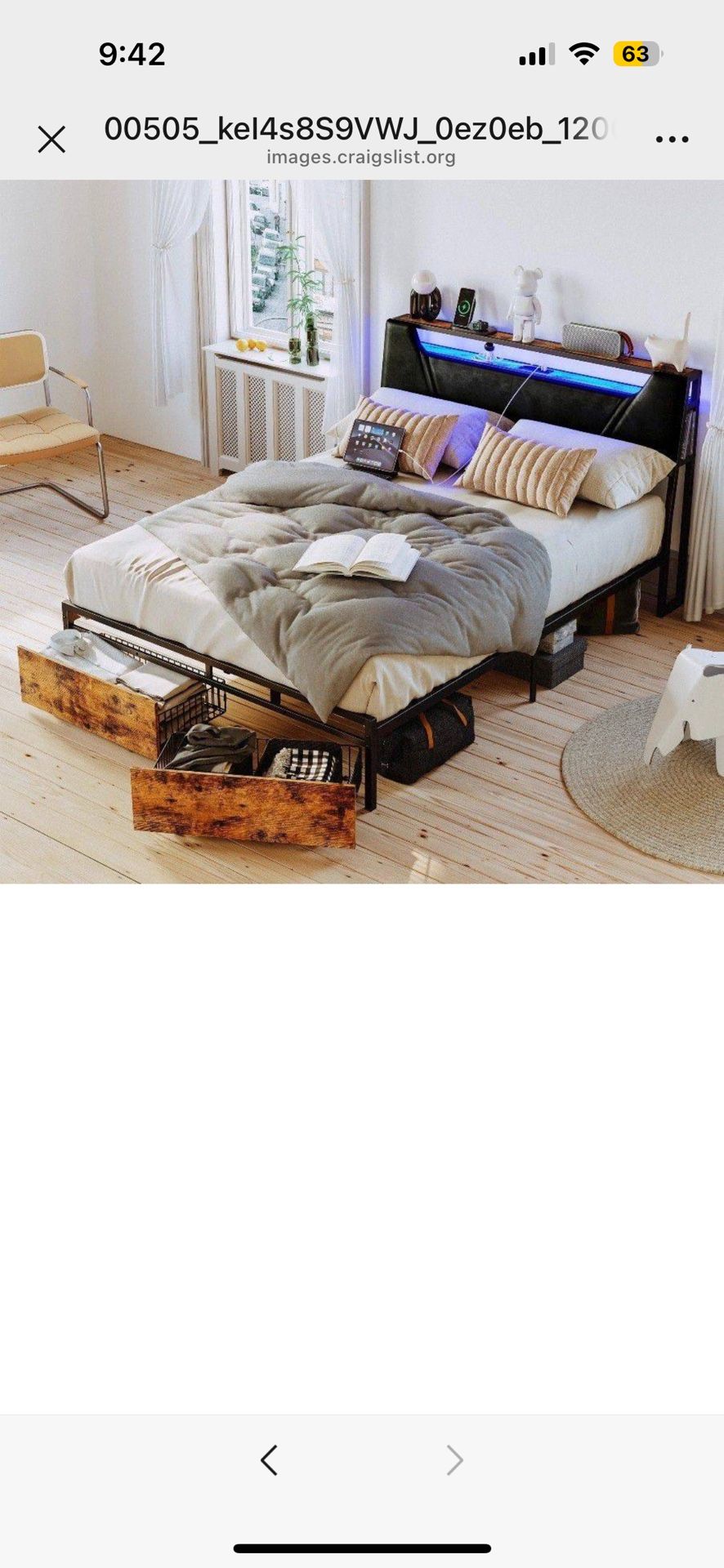 Firm Price! Brand New Queen Size Bed Frame (MATRESS NOT INCLUDED)