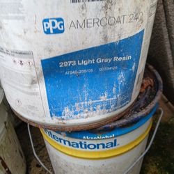 Ppg Industrial Paint,light Gray Resin