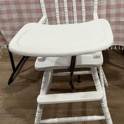 High chair wooden