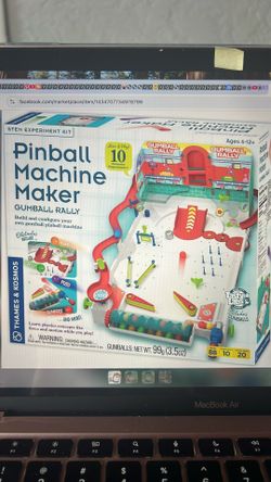 Pinball Machine Maker, STEM  Experiment, Key Toy, Build A Pinball Machine